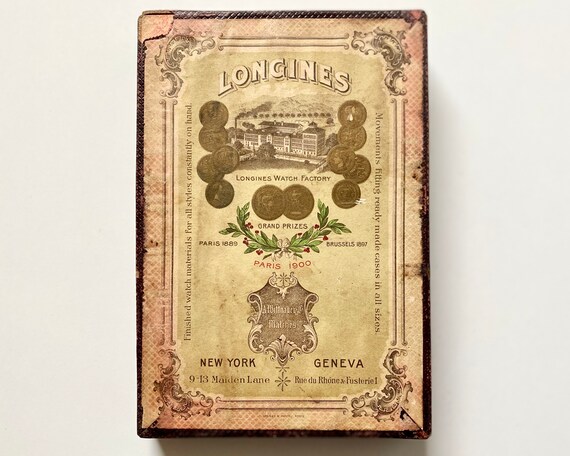 1901 Longines Watch Parts Box