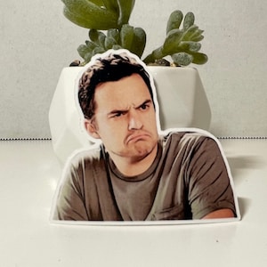 Nick Miller Frowning - New Girl Vinyl Sticker