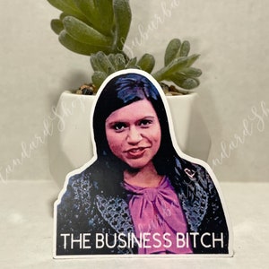Kelly Kapoor - The Business Bitch - The Office Vinyl Sticker