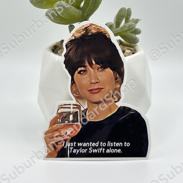 Jessica Day - I Just Wanted To Listen To Taylor Swift Alone - New Girl Vinyl Sticker