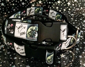 Nightmare before Christmas tim burton Spooksieboo Gothic Halloween over the collar Dog cat Bandana