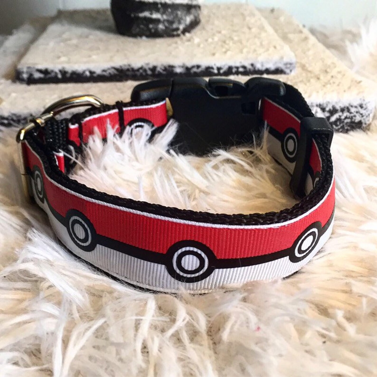 Pocket Ball Dog Collar Etsy