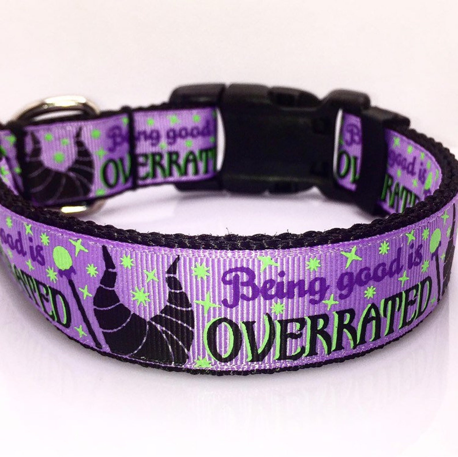Glow in the Dark Evil Queen Dog Collar Etsy