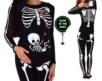 skeleton pregnancy costume