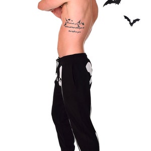 skeleton joggers mens