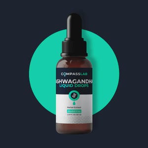 Ashwagandha flytande droppar | 50 ml | Compass Laboratory