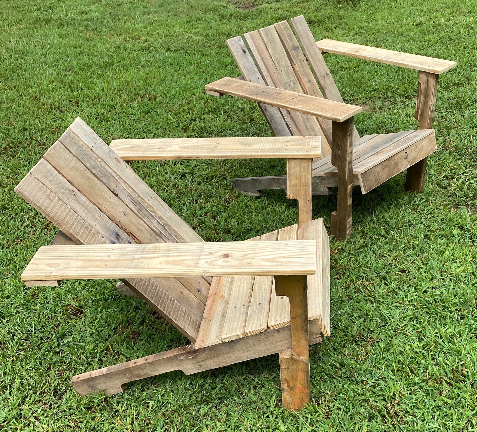 Pallet Adirondack Chair Build Plans Etsy