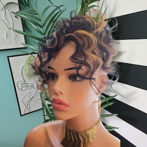Messy Bun Hair Piece – Clip In  Hair Extension, Quick Updo Bun for Women, Bangs For Women, Hair Scrunchie