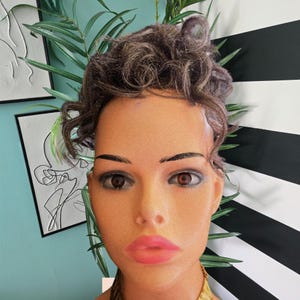 Salt and Pepper Grey Silver Messy Bun Hair Piece | Scrunchie Bun Hair | Bangs For Women | Easy Clip On Bun | Ready To Wear