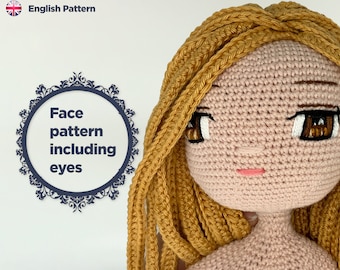 Crochet doll eyes Etsy