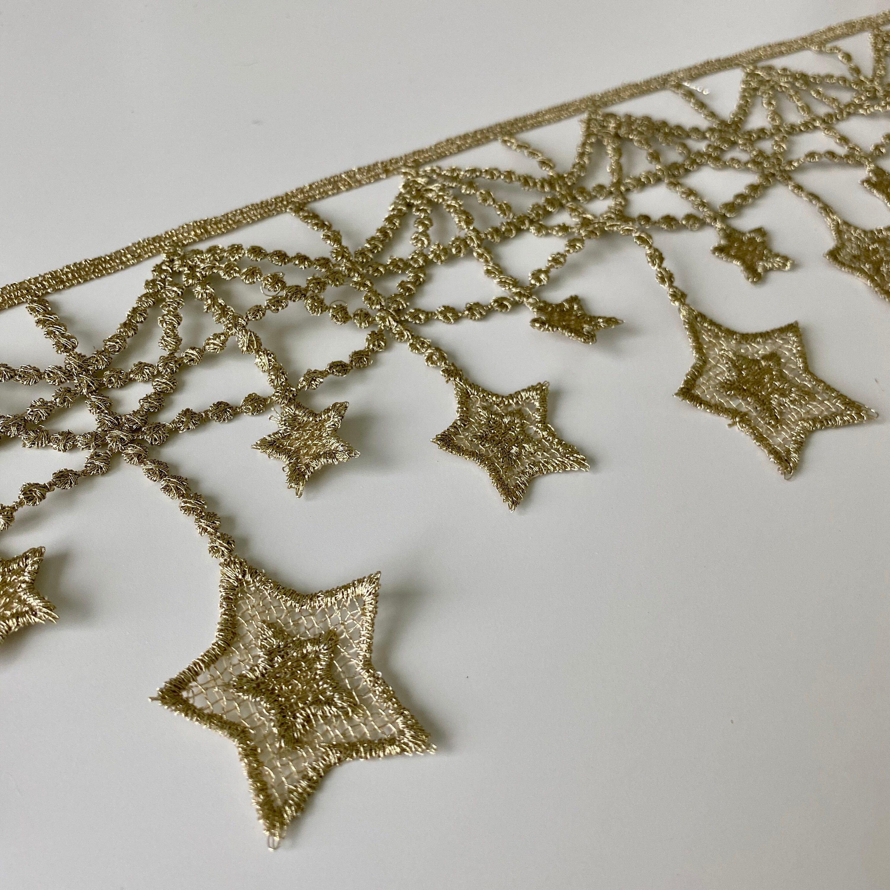 Stars Embroidery Lace Trim Lace Trim by the yard Stars Lace Etsy