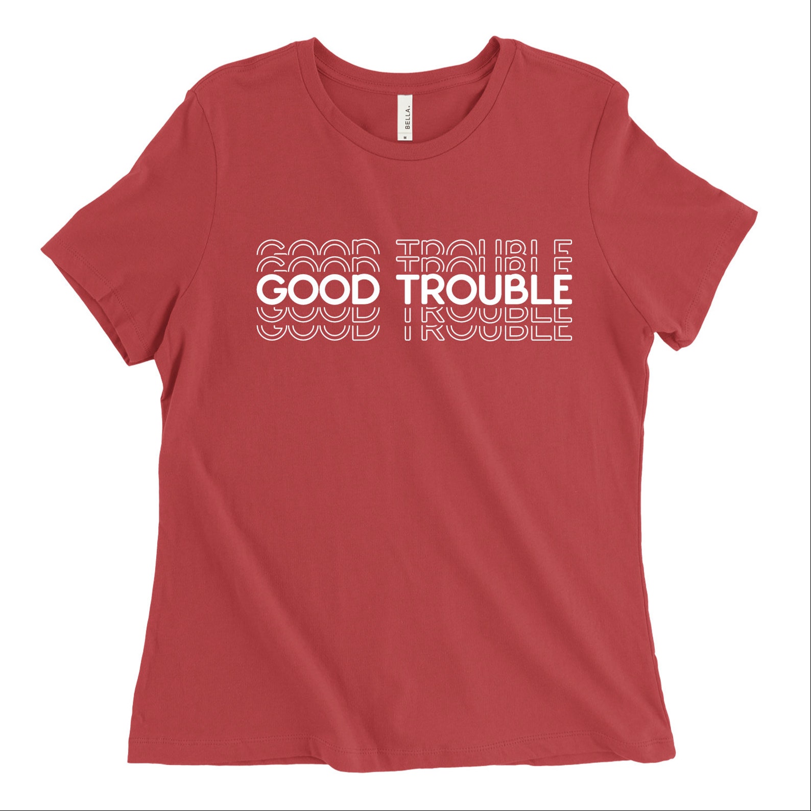Good Trouble Damen Graphic Tshirt Inspirierende Shirt Motivations