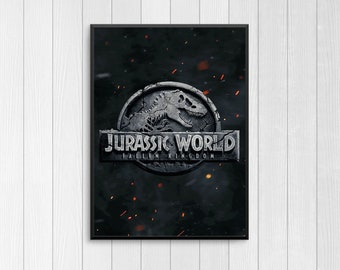 Jurassic World_ Fallen Kingdom (2018)_7 Poster Canvas Movie Film - Foto 12