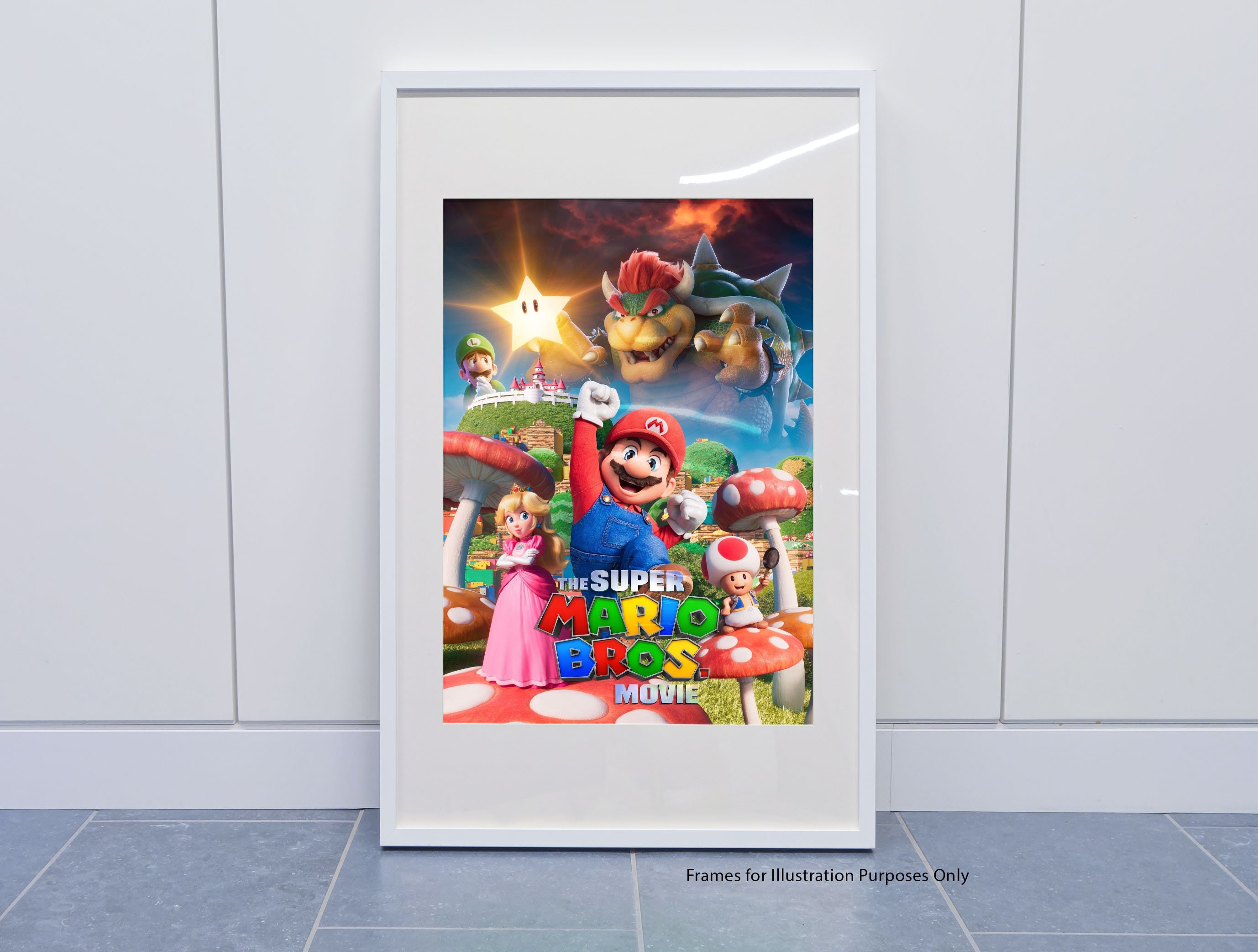 Super Mario Bros. (1993) Thai Movie Poster Hand-Painted Original