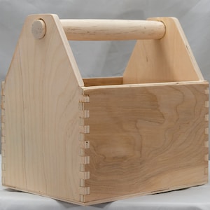 Wood Box with Handle / Tool Box