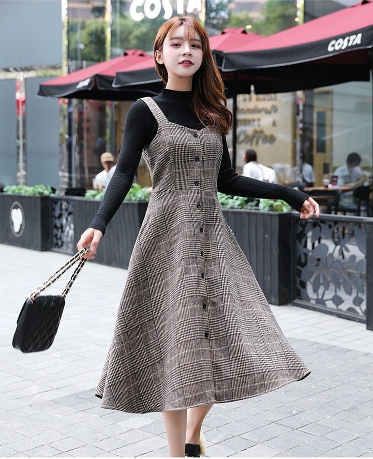 aesthetic long dress