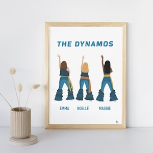 Personalised Donna and the Dynamos Print