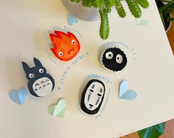 Handcrafted Ghibli Magnet Set