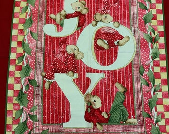 Noel Christmas Collection by Nina Out of Print 36 x 60 Vintage Daisy Kingdom Welcome Door Panel