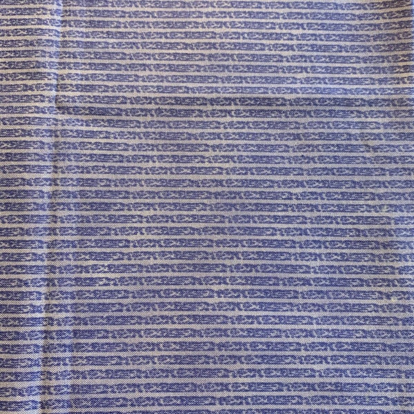 1/2 YD Debbie Mumm Periwinkle Stripe Blender Cotton Fabric G4