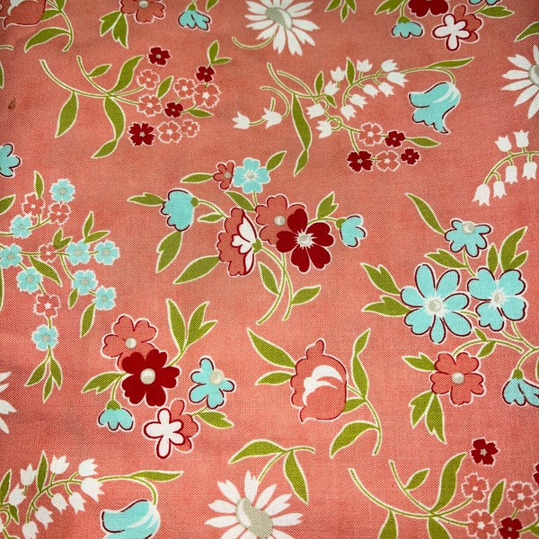 1/2 yd “Vintage Picnic” Floral Print by Bonnie & Camille for Moda Fabric