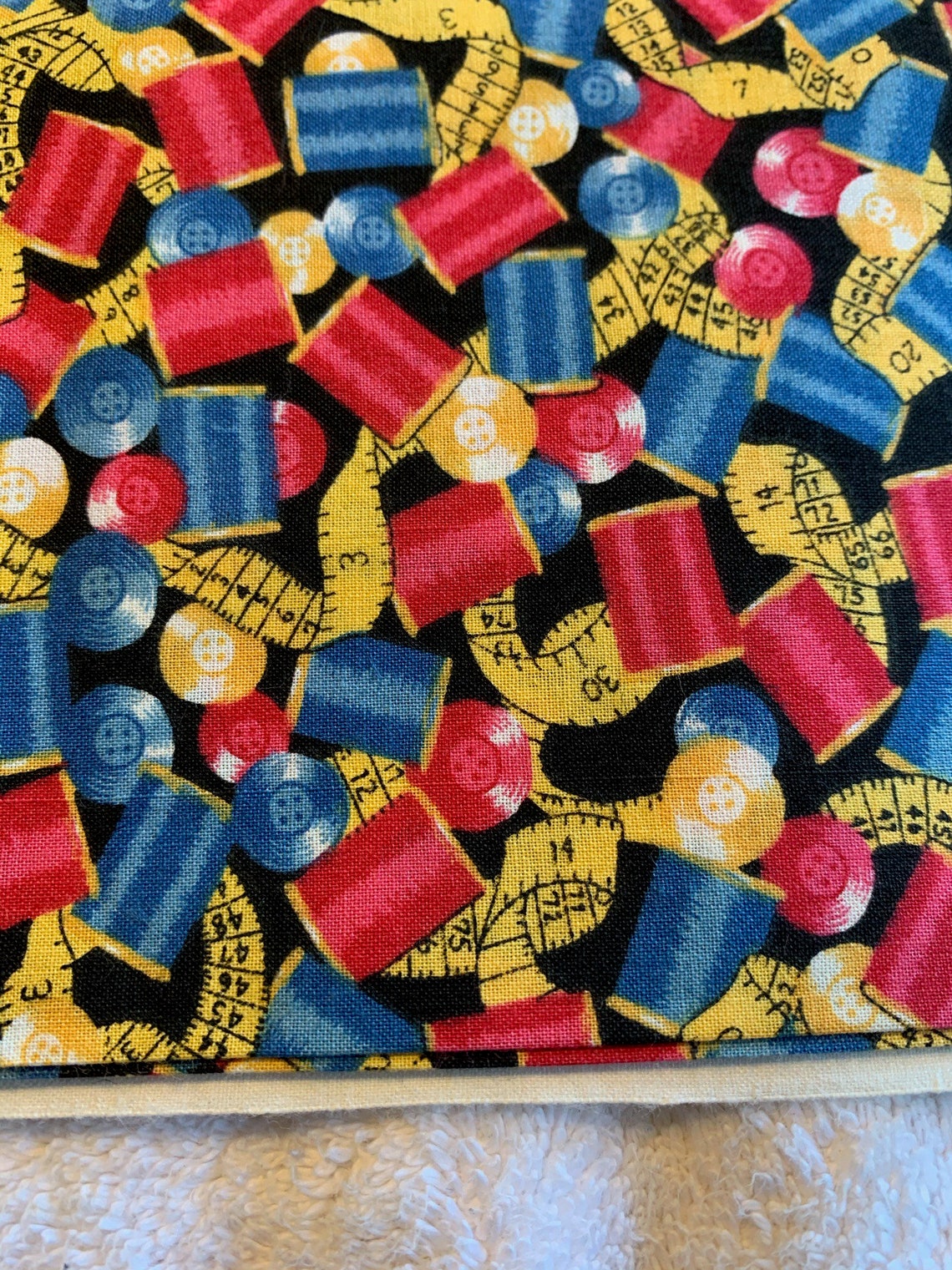 1/2 Yd Sewing Notions Cotton Fabric by Fabric Traditions B1 Etsy