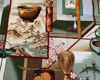 1/2 yd Kona Bay Fabric “ Chay-01” Asian  Cotton Fabric G4