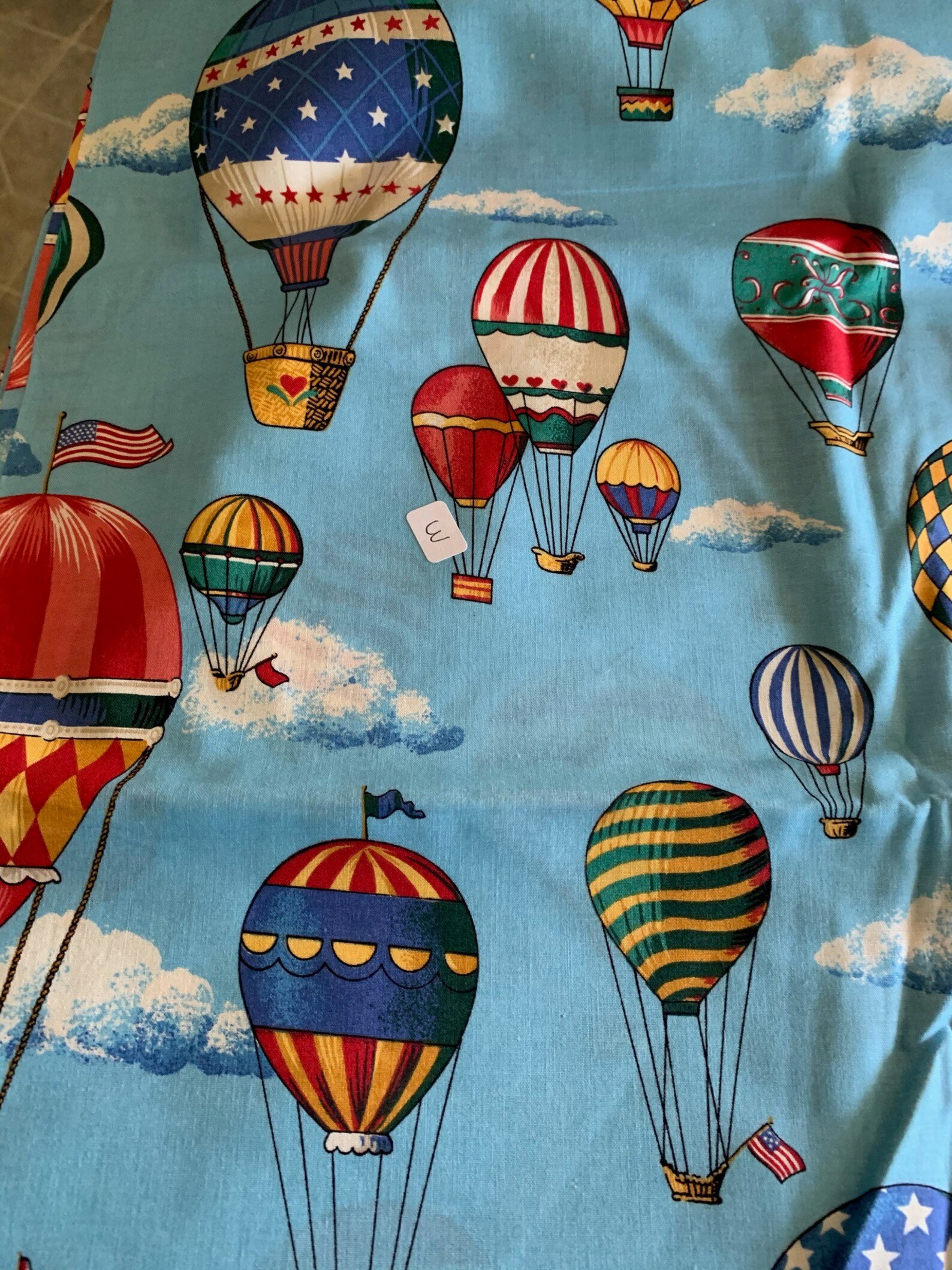 1/2 Yd Concord Fabrics Hot Air Balloon Cotton Fabric G4 Etsy