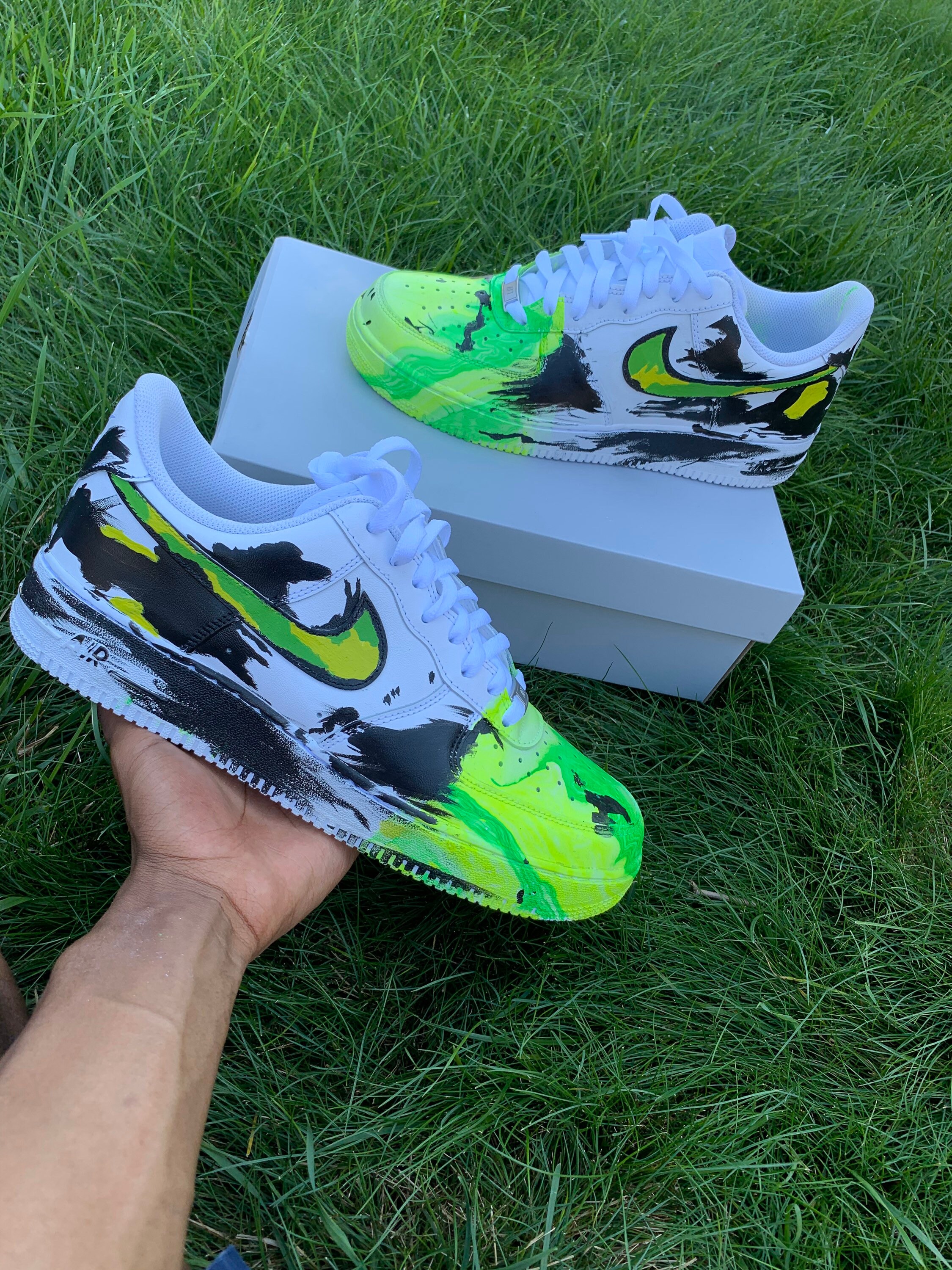 nike air force 1 painted