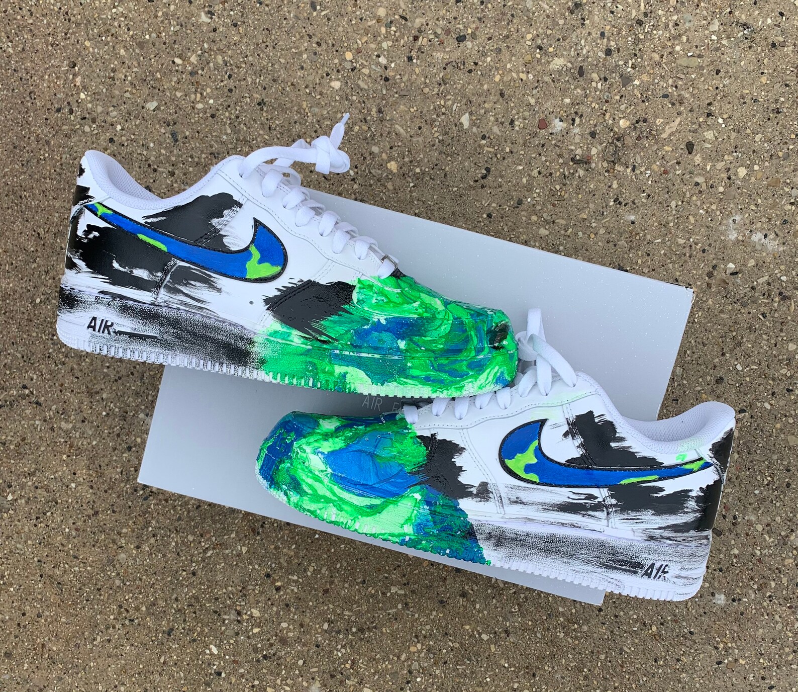 nike air force 1 painted