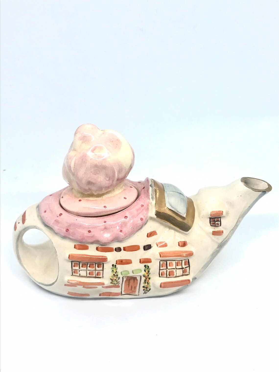 The Old Woman Lived in a Shoe Teapot Daniel Lingard Teapot Etsy