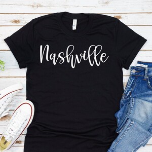 Nashville Tennessee Shirt, Bella+Canvas Unisex Tee