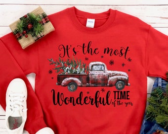 Its The Most Wonderful Time of Year Sweatshirt, Christmas Sweatshirt, Christmas Gift, Christmas Tee, Christmas Family shirts, Secret Santa