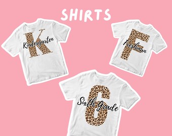 Leopard School Shirts