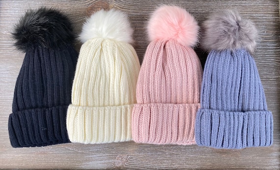 Winter Hat Beanie for Women | Soft Warm Inside Lining | Pom  display picture 2