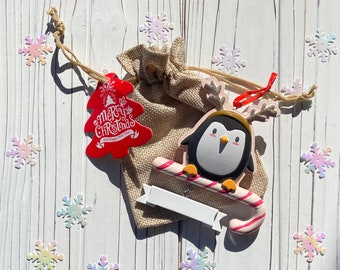 Penguin Ornament | Keepsake Ornament | Personalized Ornament | Cute Penguin | Gift Packaged