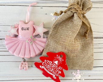Ballerina Ornament | Ballet Ornament 2023 | Personalized | Dance Ornament| Christmas Ornament | Dance Ornament | Gift Packaged