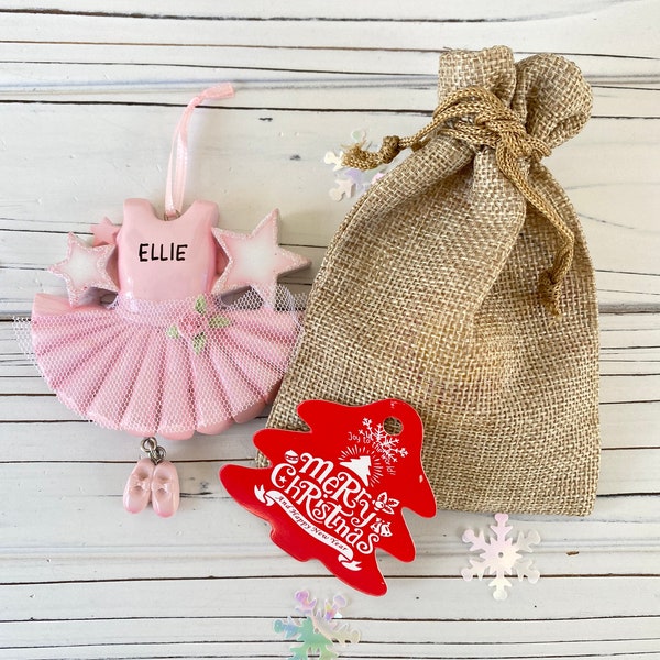 Ballerina Ornament | Ballet Ornament 2023 | Personalized | Dance Ornament| Christmas Ornament | Dance Ornament | Gift Packaged