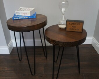 Reclaimed Table | Coffee Table | Wood Nightstand | Rustic End Table | Farmhouse End Table | Nesting Table | SHOP FAVORITE | FREE Shipping