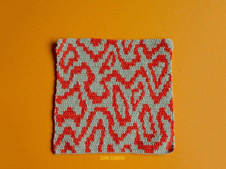 UNDINE Tapestry crochet pattern PDF crochet pattern image 1