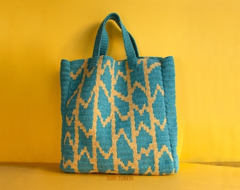 TYLER - Tapestry crochet bag pattern - PDF crochet bag pattern