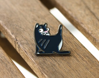 Enamel Funny Cat Pin