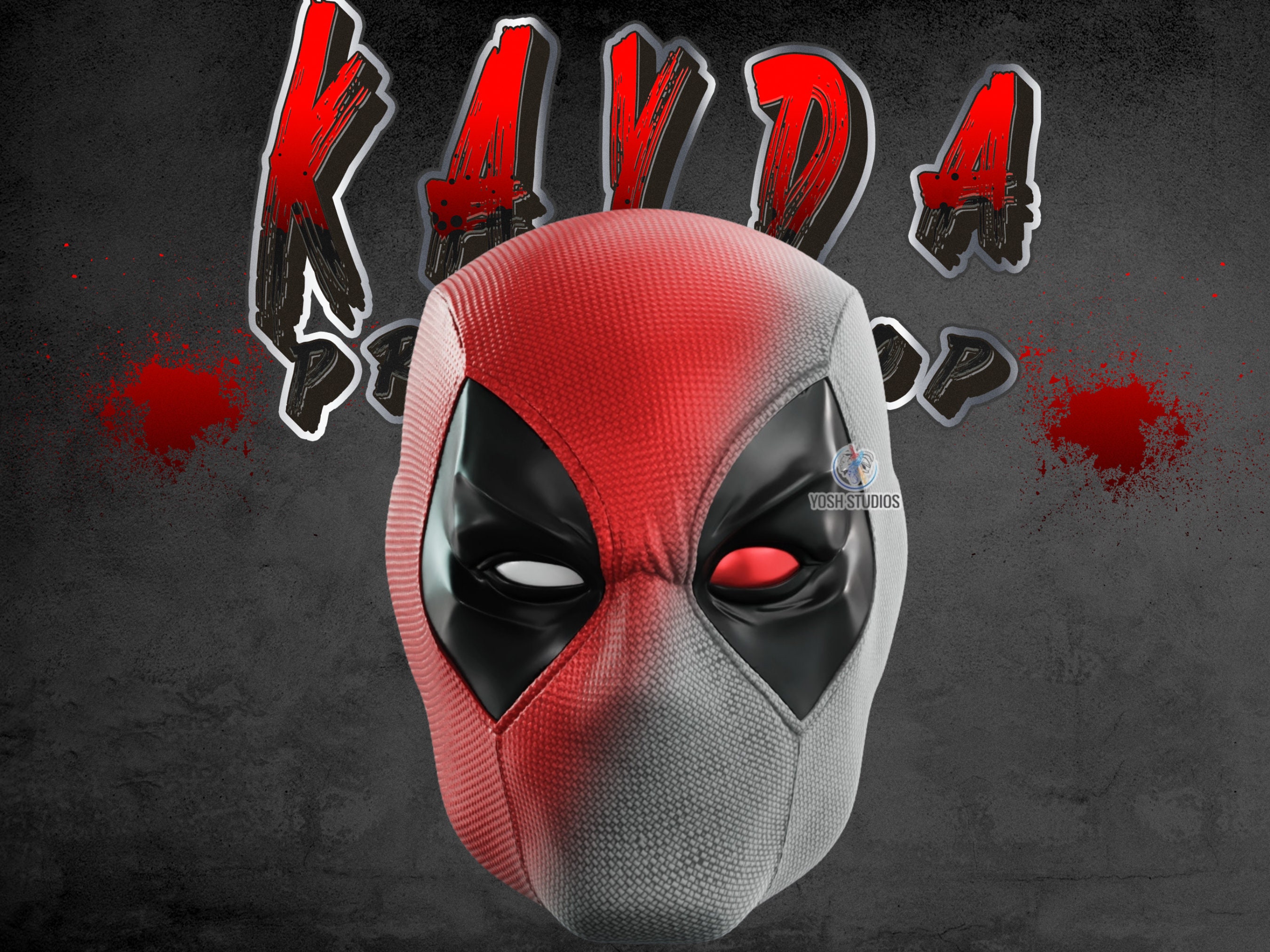 3D Printed Comic Version Deadpool Helmet - Etsy