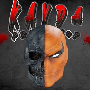 Prime 1 Deathstroke, Deathstroke 3D Printed Cosplay helmet, cosplayer mask