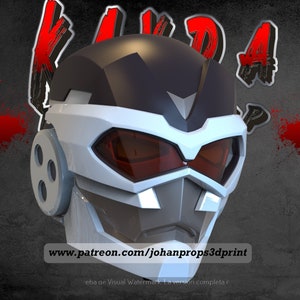 3D Printed Sam Wilson Captain America Helmet