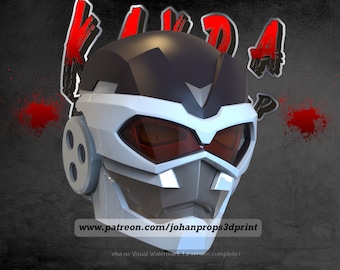 3D Printed Sam Wilson Captain America Helmet