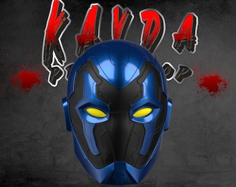 Blue Beetle 3D Printed Cosplay helmet