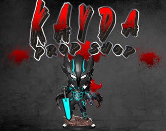 3D Printed Anime Collectible – 8 Inch PLA Model – Shadow Army Knight Statue – Gamer Gift – Fan Art