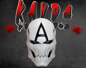 Poison captain America,  captain America helmet, inspired 3D Printed Cosplay helmet