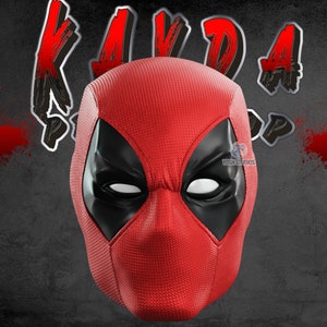 3D Printed Comic Version Deadpool Helmet